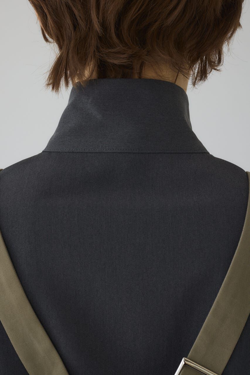 RIM.ARK 「Stand collar volume blouse」|シャツ・ブラウス|