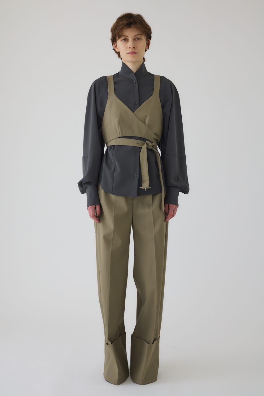 RIM.ARK 「Stand collar volume blouse」|シャツ・ブラウス|