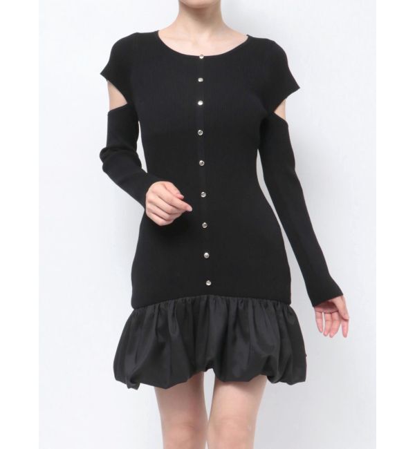 RESEXXY「ヘムドッキングミニニットワンピース」|ワンピース|