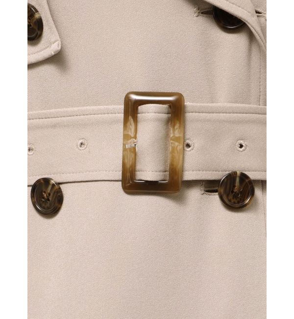 RESEXXY「サイドプリーツトレンチコート」|トレンチコート|