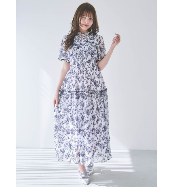 dazzlin「【復刻】Watercolorflowerワンピース」|ワンピース|