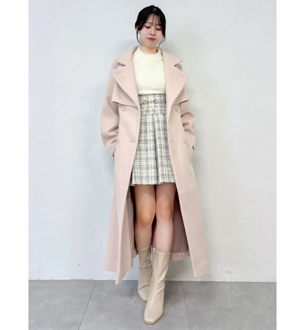 dazzlin「ワンショルミニシャギーニットトップス」|ニット・セーター|