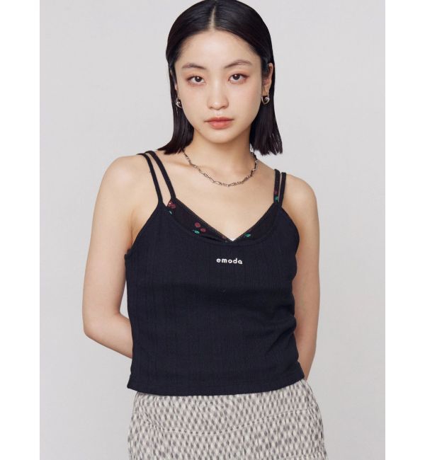 EMODA「アイレットレイヤードキャミソール」|キャミソール|