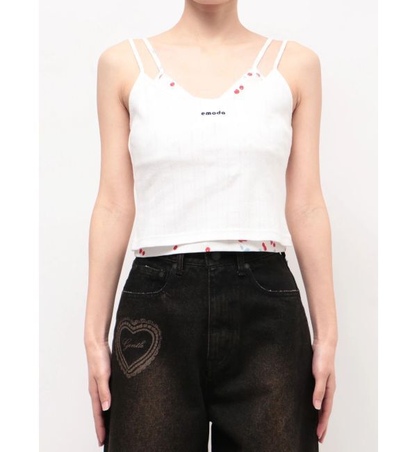 EMODA「アイレットレイヤードキャミソール」|キャミソール|