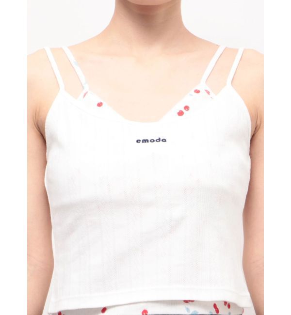 EMODA「アイレットレイヤードキャミソール」|キャミソール|