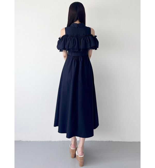 MERCURYDUO「オフショルシャツワンピース」|ワンピース|