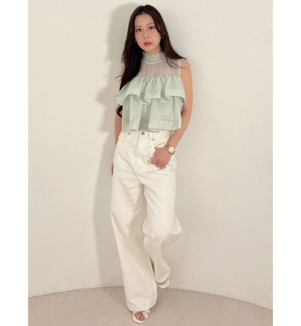 MERCURYDUO「ラッフルティアードブラウス」|シャツ・ブラウス|