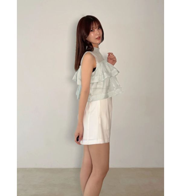 MERCURYDUO「ラッフルティアードブラウス」|シャツ・ブラウス|