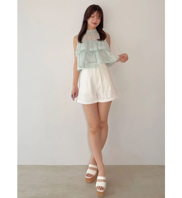 MERCURYDUO「ラッフルティアードブラウス」|シャツ・ブラウス|