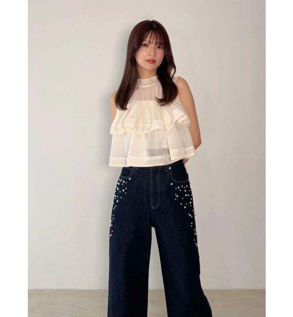 MERCURYDUO「ラッフルティアードブラウス」|シャツ・ブラウス|