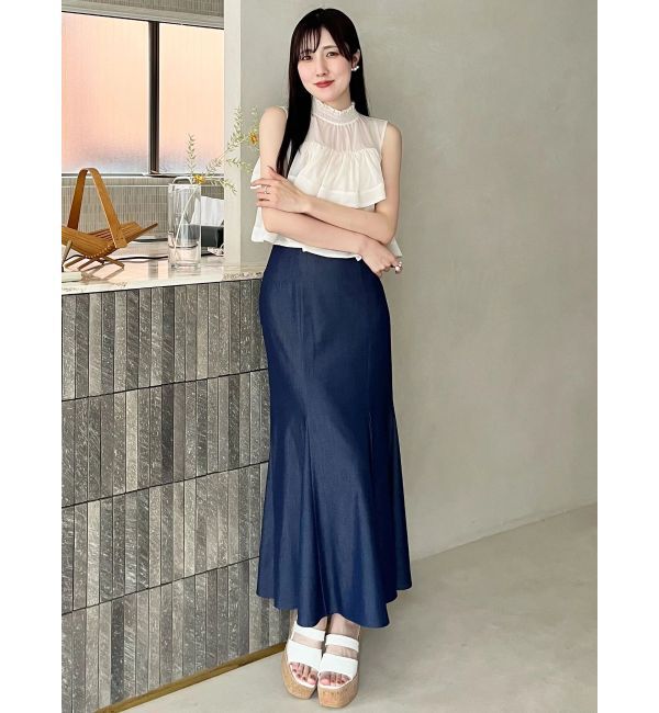 MERCURYDUO「ラッフルティアードブラウス」|シャツ・ブラウス|