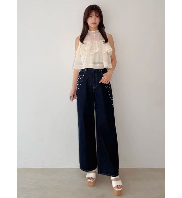 MERCURYDUO「ラッフルティアードブラウス」|シャツ・ブラウス|