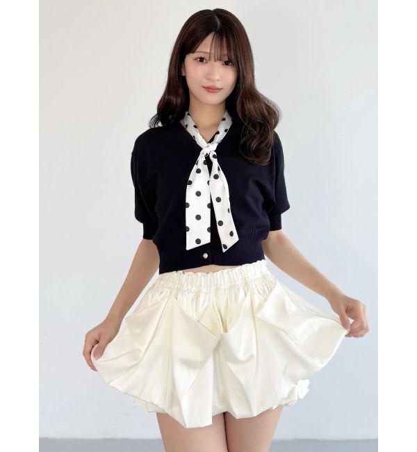 MERCURYDUO「スカーフ付きトップス」|ニット・セーター|