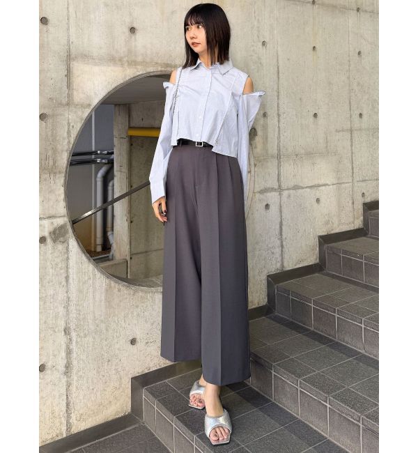 MURUA「メタリックパフミュール」|パンプス|