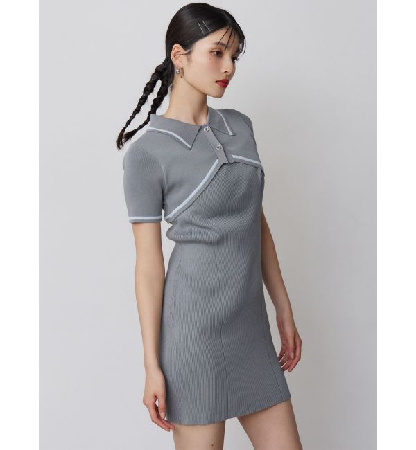 MURUA「2wayボレロライクポロワンピース」|ワンピース|