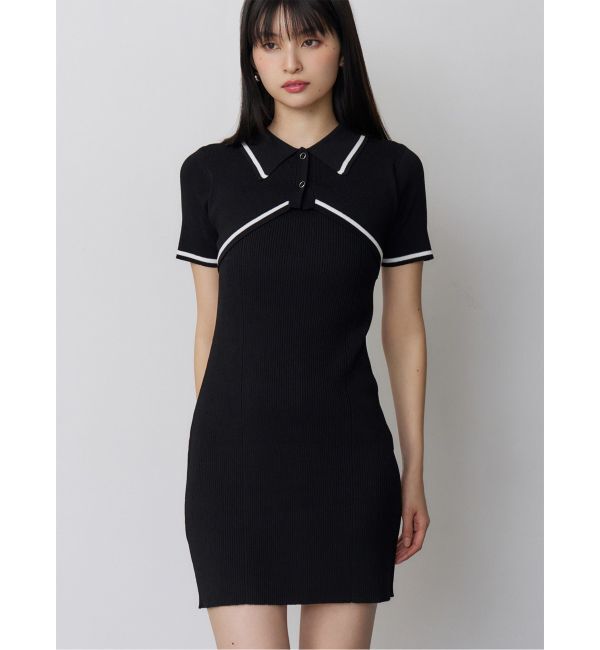 MURUA「2wayボレロライクポロワンピース」|ワンピース|ブラック