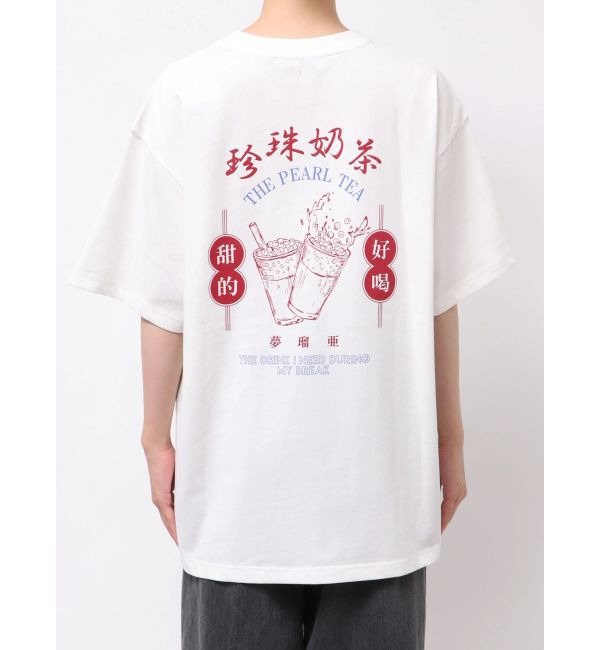 MURUA「タピオカショップTシャツ」|Tシャツ・カットソー|
