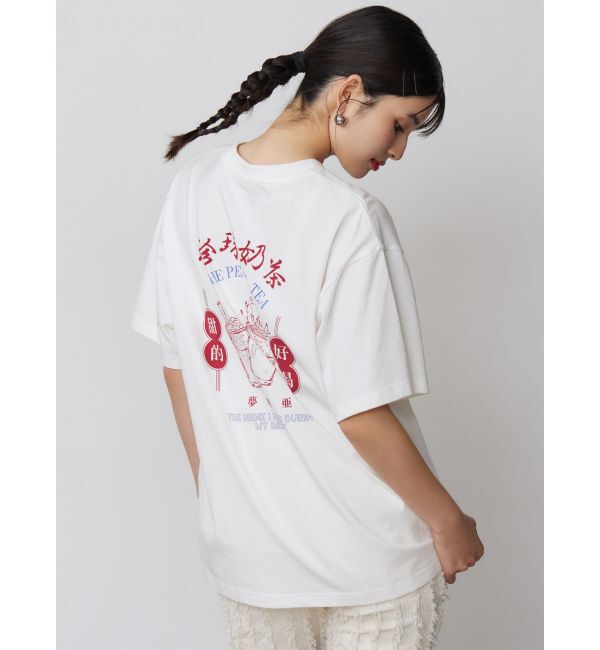 MURUA「タピオカショップTシャツ」|Tシャツ・カットソー|