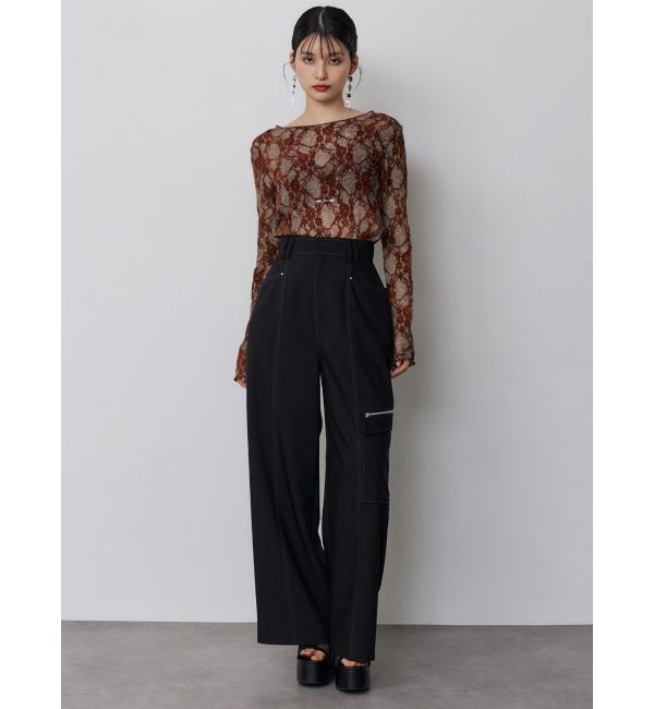 MURUA「サイドポケットZIPパンツ」|その他|