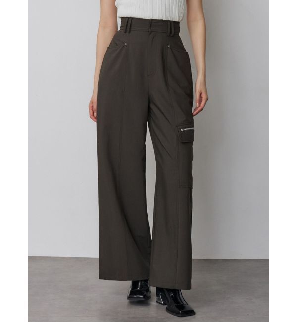 MURUA「サイドポケットZIPパンツ」|その他|カーキ
