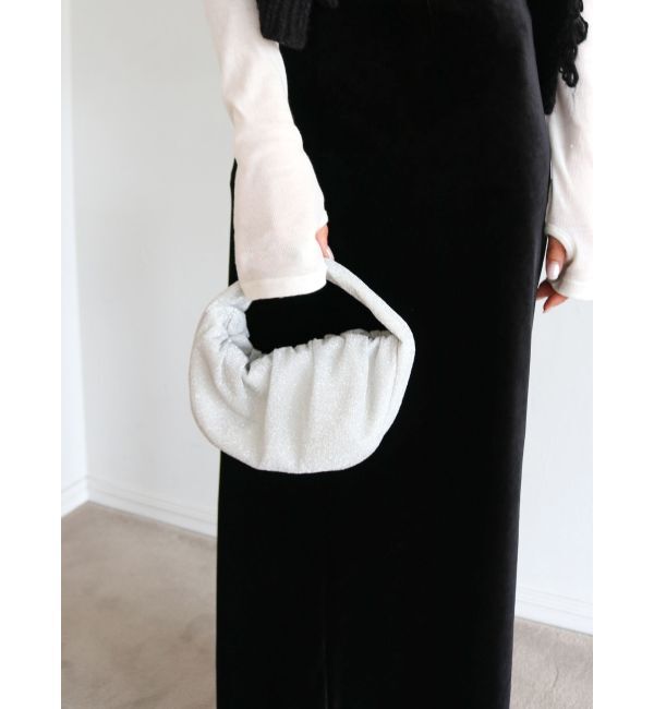 Ungrid「ギャザーハンドバッグ」|ハンドバッグ|