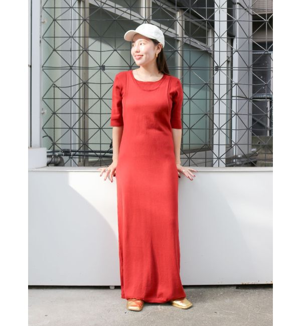 Ungrid「レイヤードニットワンピース」|ワンピース|