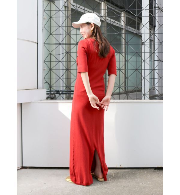 Ungrid「レイヤードニットワンピース」|ワンピース|