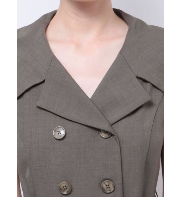 LAGUNAMOON「ビッグカラートレンチワンピース」|ワンピース|