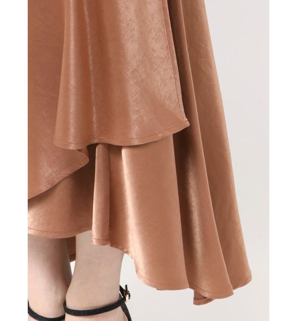 LAGUNAMOON「クロスレイヤードナロースカート」|スカート|