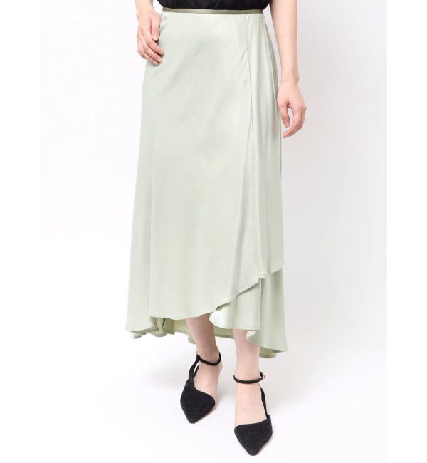 LAGUNAMOON「クロスレイヤードナロースカート」|スカート|
