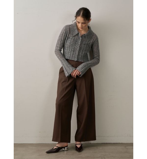 LAGUNAMOON「カラーデザインシアーニットカーデプルオーバー」|ニット・セーター|