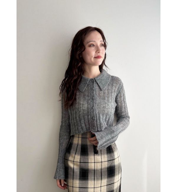 LAGUNAMOON「カラーデザインシアーニットカーデプルオーバー」|ニット・セーター|