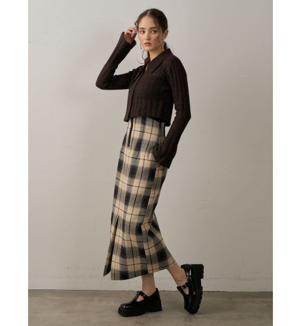 LAGUNAMOON「カラーデザインシアーニットカーデプルオーバー」|ニット・セーター|