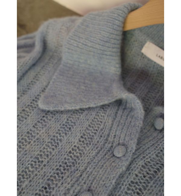 LAGUNAMOON「カラーデザインシアーニットカーデプルオーバー」|ニット・セーター|