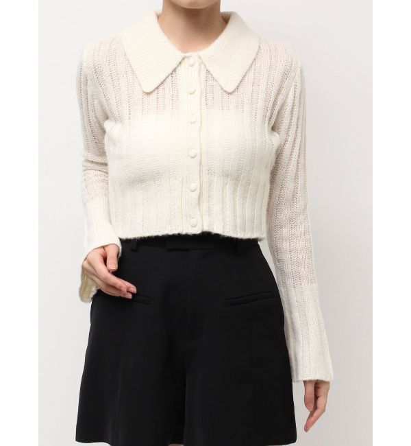 LAGUNAMOON「カラーデザインシアーニットカーデプルオーバー」|ニット・セーター|