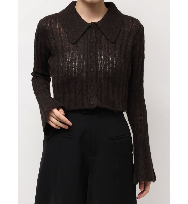 LAGUNAMOON「カラーデザインシアーニットカーデプルオーバー」|ニット・セーター|