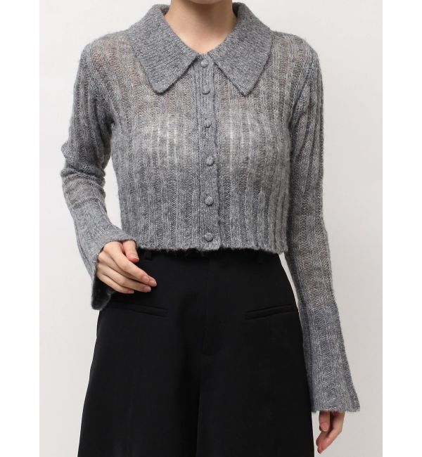 LAGUNAMOON「カラーデザインシアーニットカーデプルオーバー」|ニット・セーター|