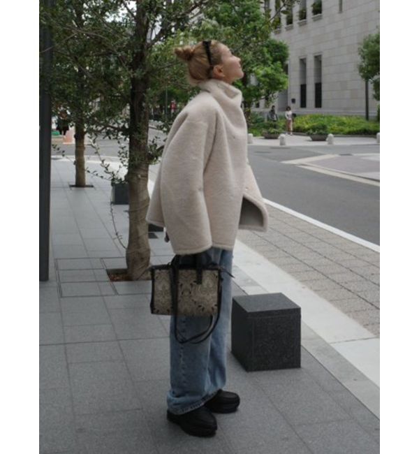 LAGUNAMOON「【REVIVAL】フェイクムートンスタンドカラーコート」|その他|