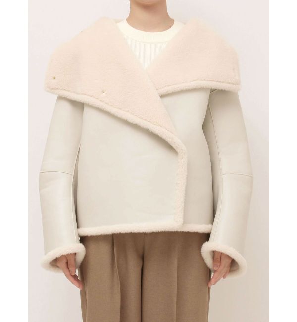 LAGUNAMOON「【REVIVAL】フェイクムートンスタンドカラーコート」|その他|