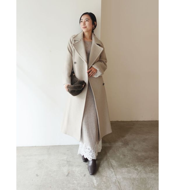 LAGUNAMOON「【REVIVAL】2WAYカラーロングコート」|ステンカラーコート|
