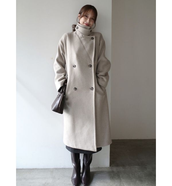 LAGUNAMOON「【REVIVAL】2WAYカラーロングコート」|ステンカラーコート|