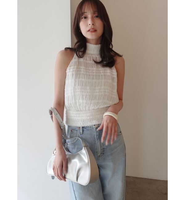 LAGUNAMOON「ボウタイシャーリングブラウス」|シャツ・ブラウス|