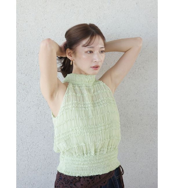 LAGUNAMOON「ボウタイシャーリングブラウス」|シャツ・ブラウス|