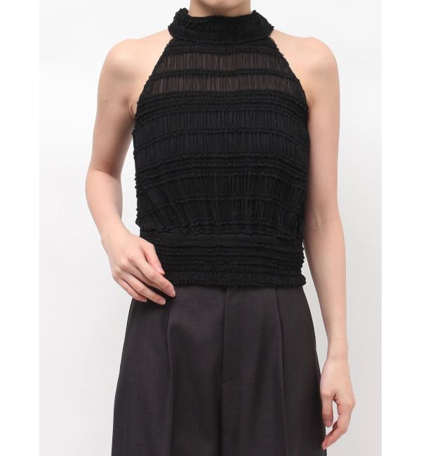 LAGUNAMOON「ボウタイシャーリングブラウス」|シャツ・ブラウス|