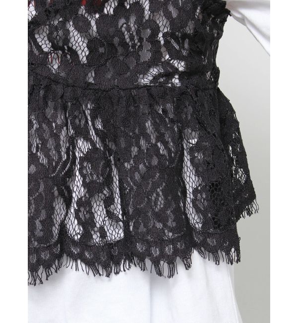 EVRIS「【WEB限定】レースビスチェSETTシャツ」|Tシャツ・カットソー|