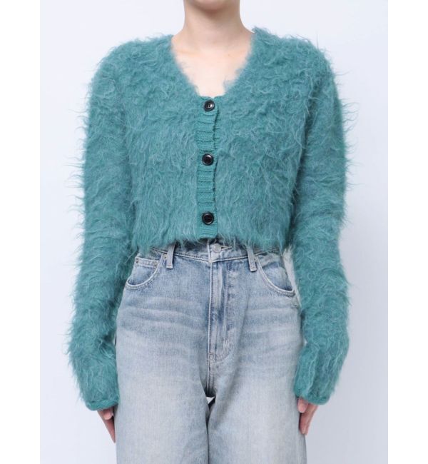 EVRIS「シャギークロップドニットトップス」|ニット・セーター|