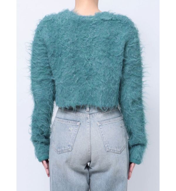 EVRIS「シャギークロップドニットトップス」|ニット・セーター|