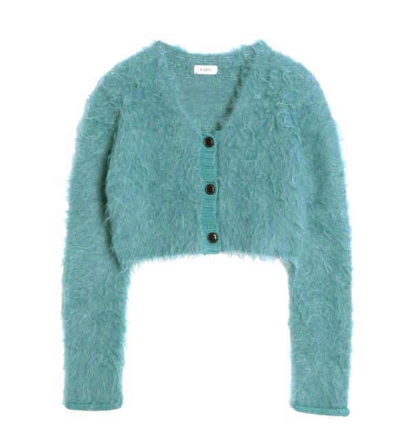 EVRIS「シャギークロップドニットトップス」|ニット・セーター|