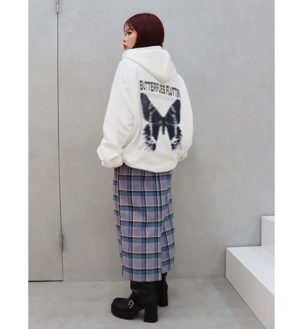 EVRIS「チェックタイトミディースカート」|スカート|