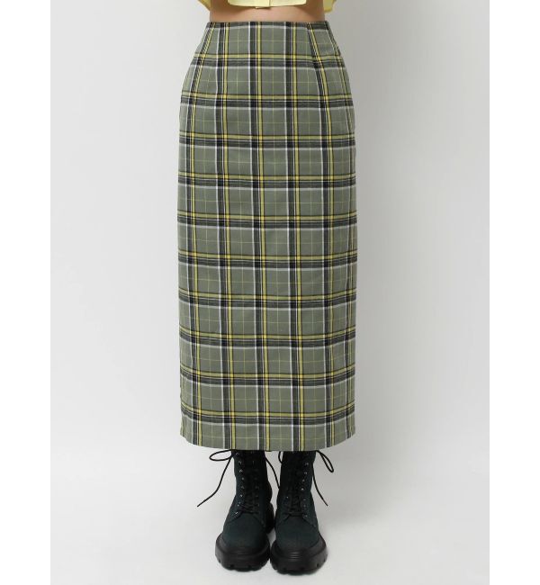 EVRIS「チェックタイトミディースカート」|スカート|